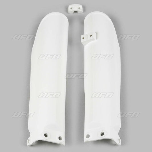 UFO Front fork protectors white KTM SX85