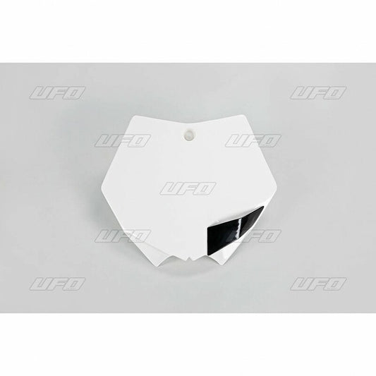 UFO Front number plate white KTM