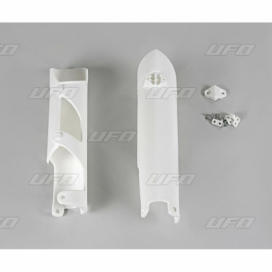 UFO Front fork protectors white KTM