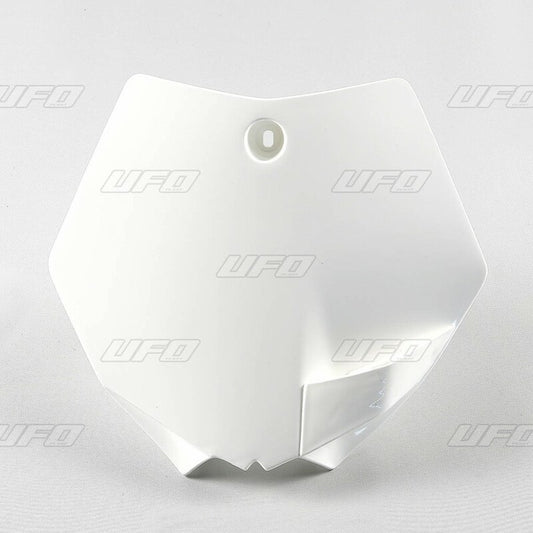 UFO Front number plate white KTM SX65