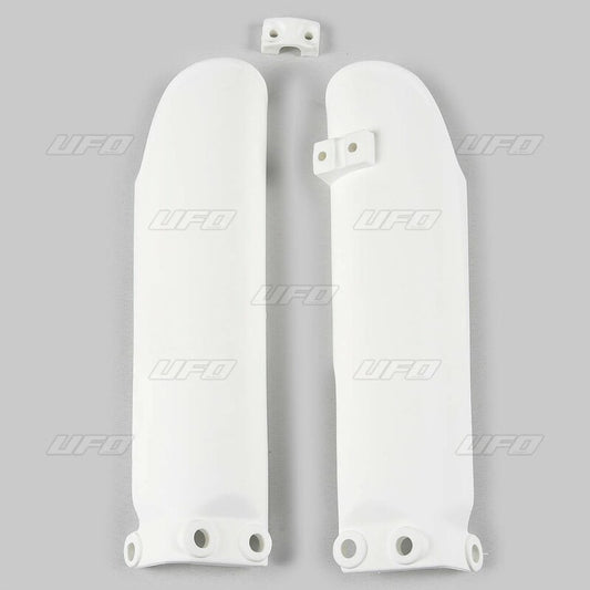 UFO Front fork protectors white KTM SX65