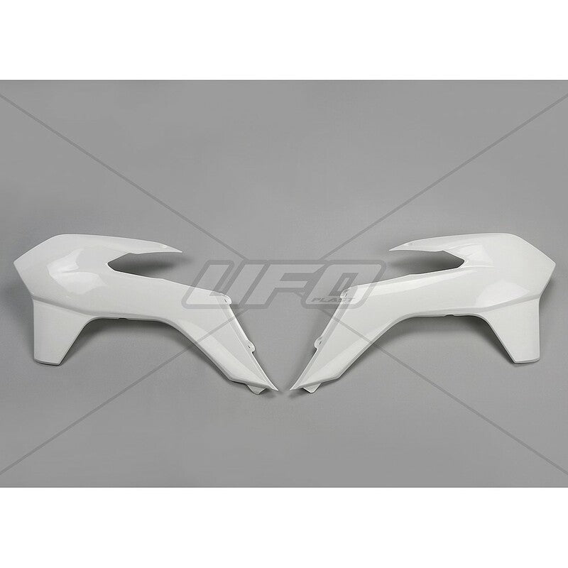 UFO Radiator shrouds white KTM