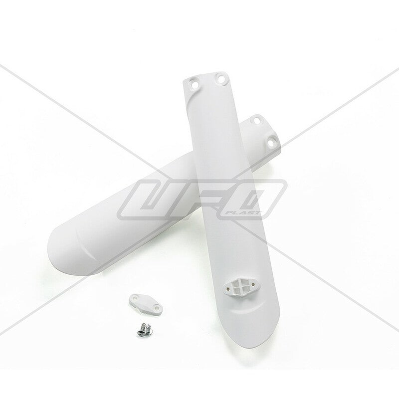 UFO Front fork protectors white KTM