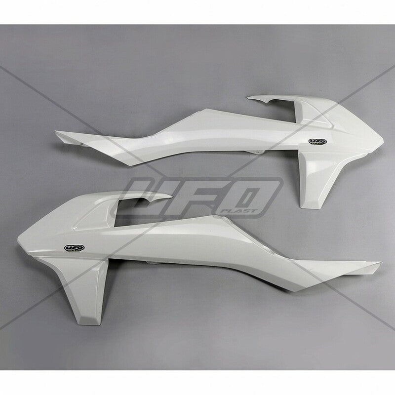 UFO Radiator shrouds white KTM