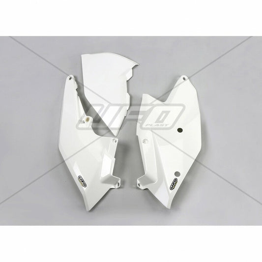 UFO Side number plates white KTM