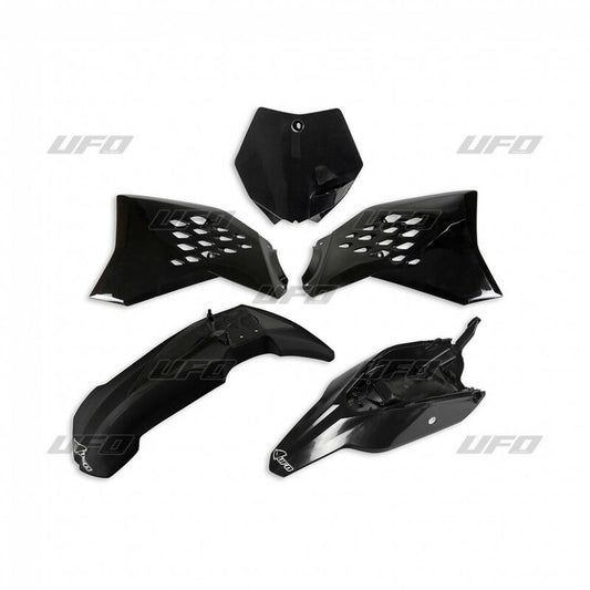 UFO Plastic kit black KTM SX 65