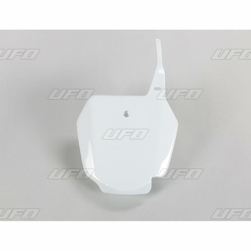 UFO Front number plate white Suzuki RM85