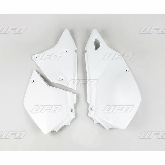 UFO Side number plates white Suzuki DR-Z400E