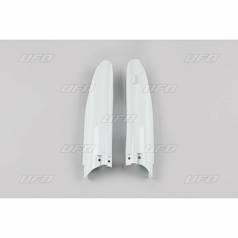 UFO Front fork protectors white Suzuki