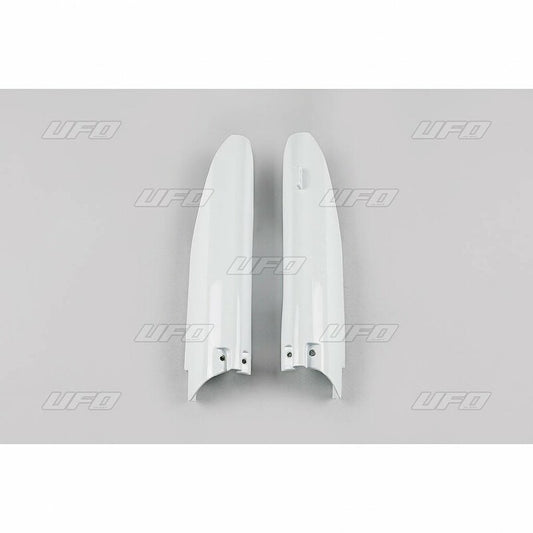 UFO Front fork protectors white Suzuki