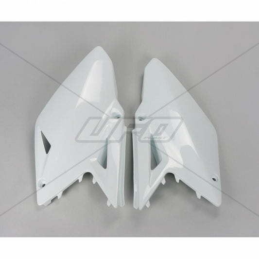 UFO Side number plates white Suzuki RM-Z450