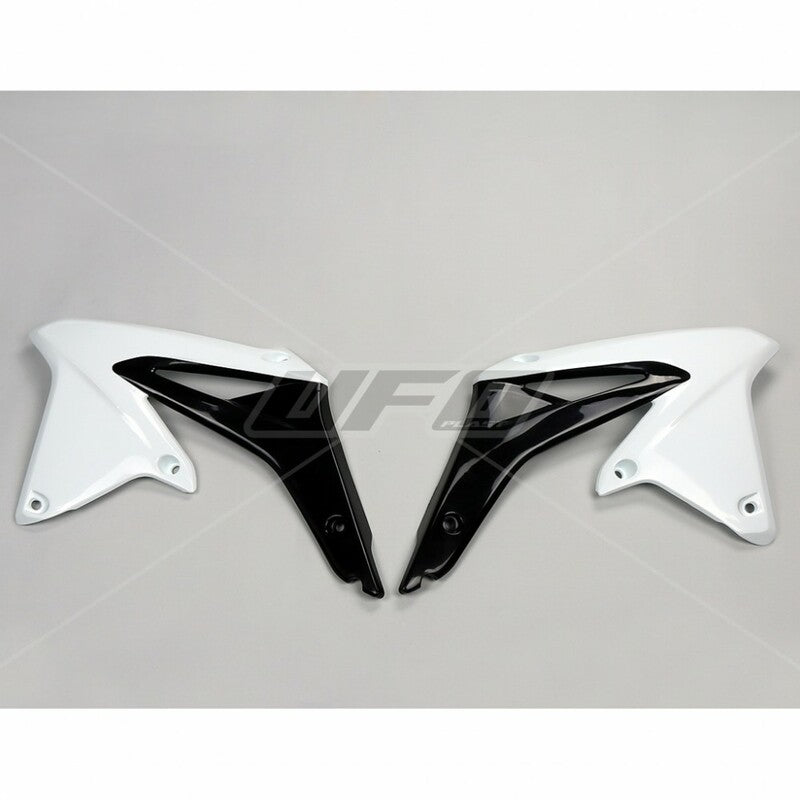 UFO Radiator shrouds white/black Suzuki RM-Z450