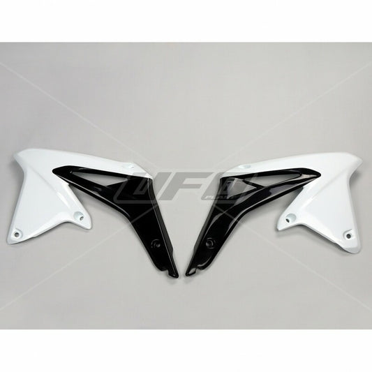 UFO Radiator shrouds white/black Suzuki RM-Z450