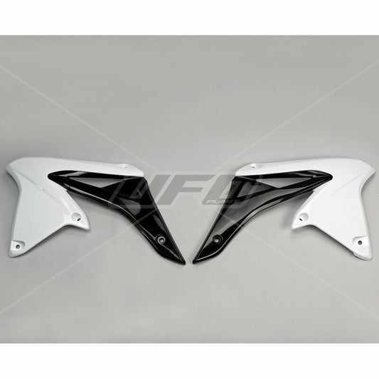 UFO Radiator shrouds white Suzuki RM-Z250