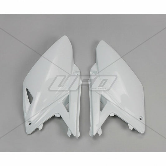 UFO Side number plates white Suzuki RM-Z250