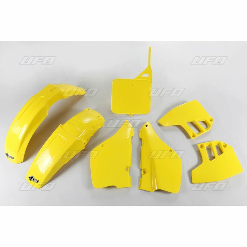 UFO Plastic kit OEM color yellow Suzuki RM250