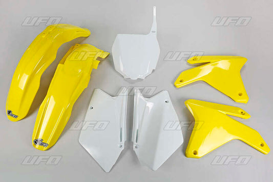 UFO Plastic kit OEM kleur geel/wit Suzuki RM-Z450