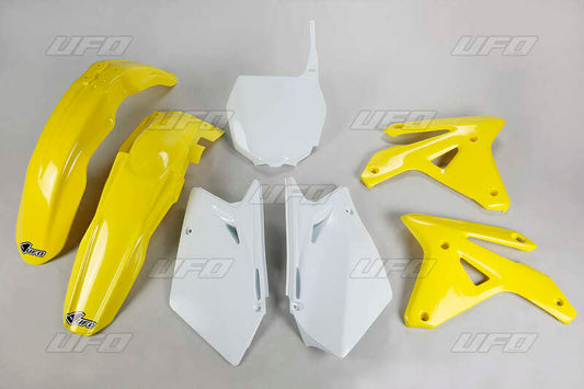 UFO Plastic kit OEM kleur geel/wit Suzuki RM-Z450