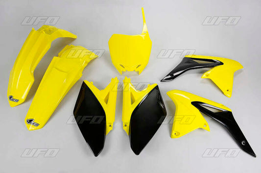 UFO Plastic kit OEM kleur geel/zwart Suzuki RM-Z250