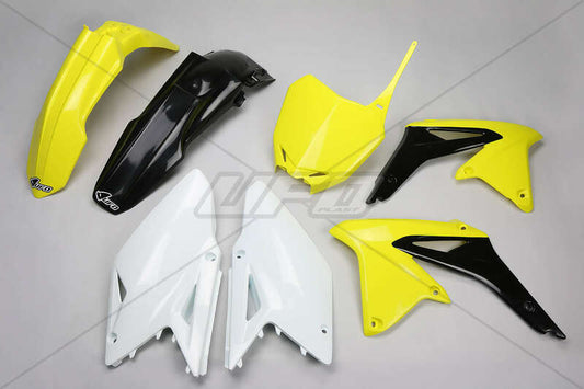 UFO Plastic kit OEM color yellow/black/white Suzuki RM-Z450