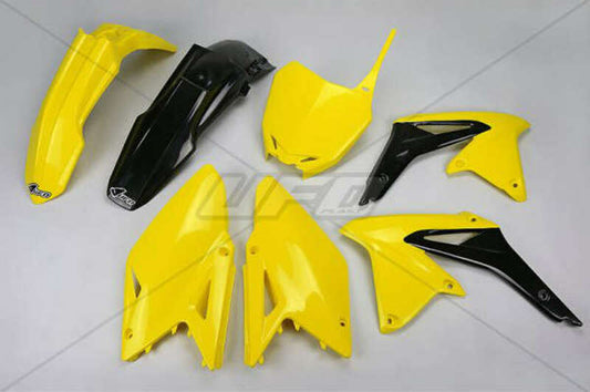 UFO Plastic kit OEM color yellow/black Suzuki RM-Z450