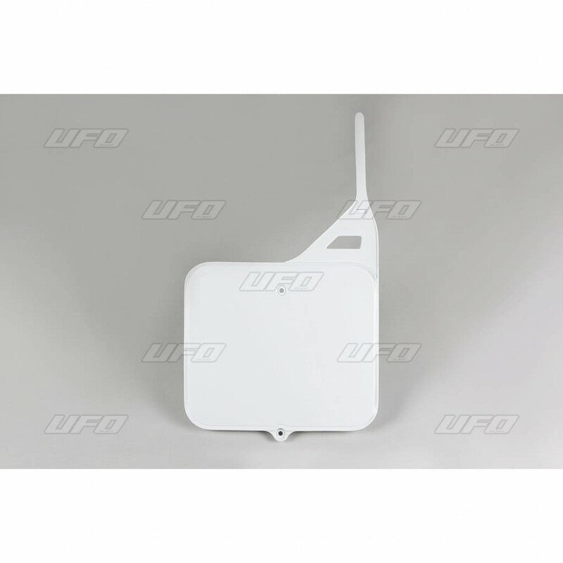 UFO Front number plate white TM