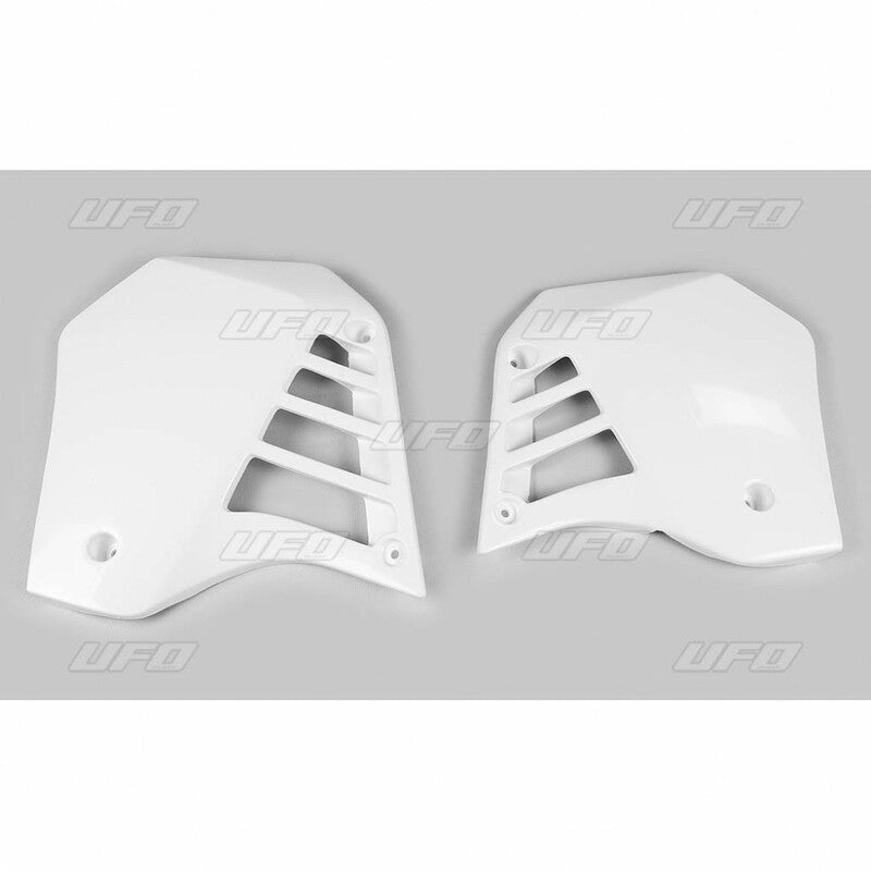 UFO Radiator shrouds white Yamaha YZ125 