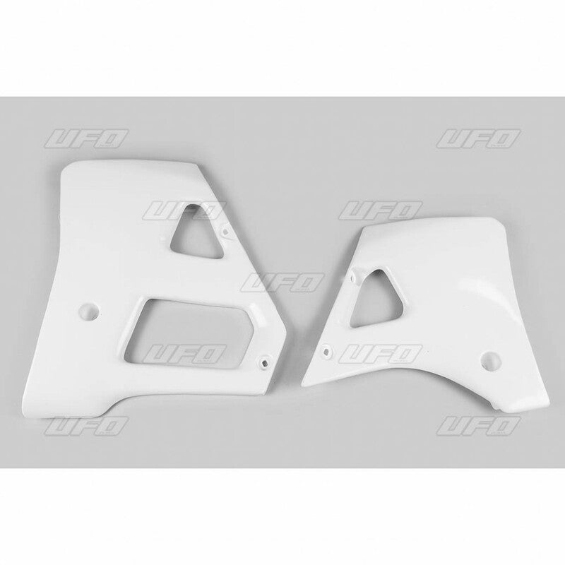 UFO Radiator shrouds white Yamaha 