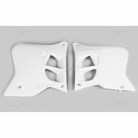 UFO Radiator shrouds white Yamaha 