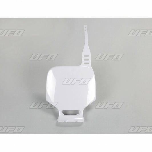 UFO Front number plate white YamahaYZ80/85