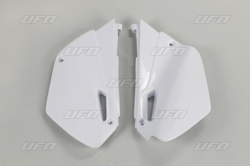 UFO Side number plates white Yamaha YZ85/85LW 