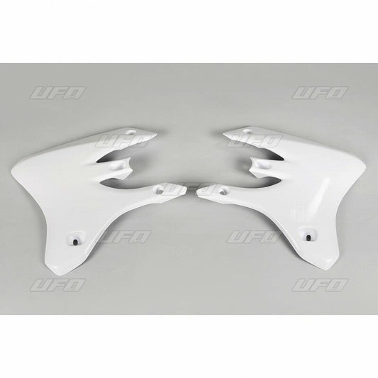 UFO Radiator shrouds white Yamaha WR250F/450F 