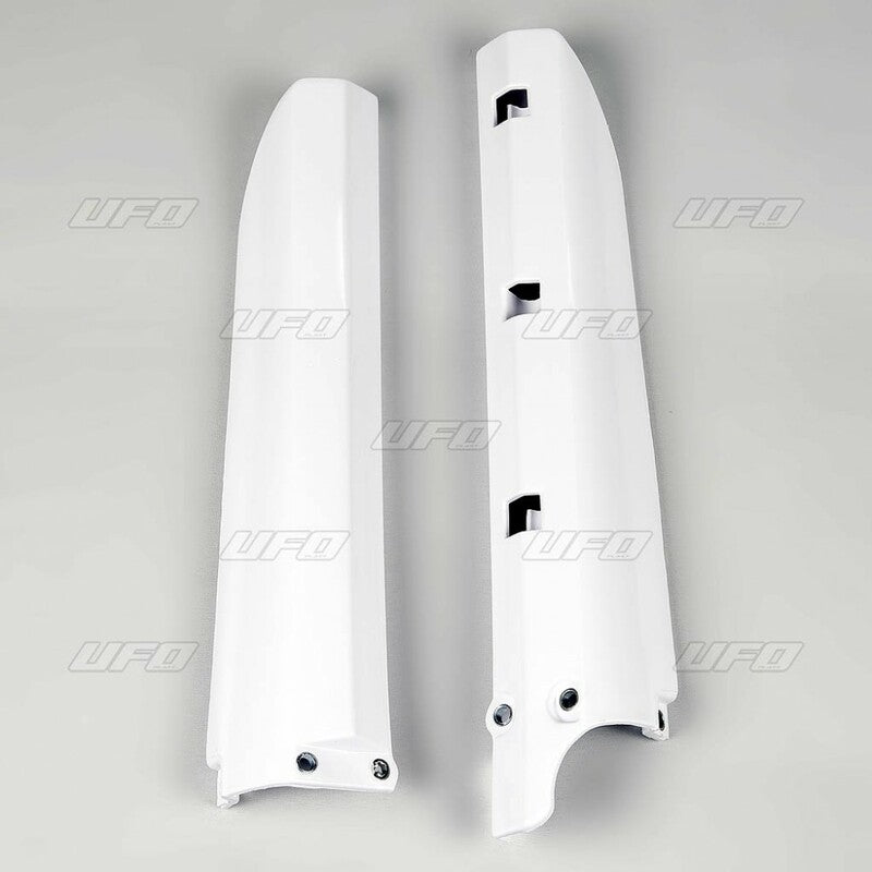 UFO Front fork protectors white Yamaha YZ85/85LW