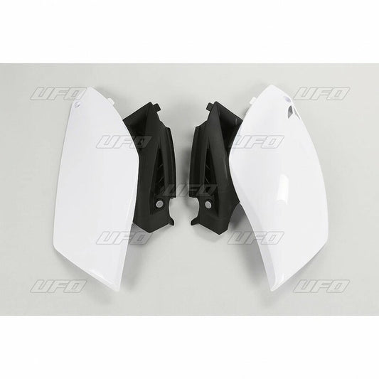 UFO Side number plates white Yamaha YZ250F 