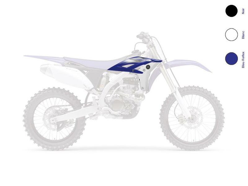 UFO Radiator shrouds white Yamaha WR450F 