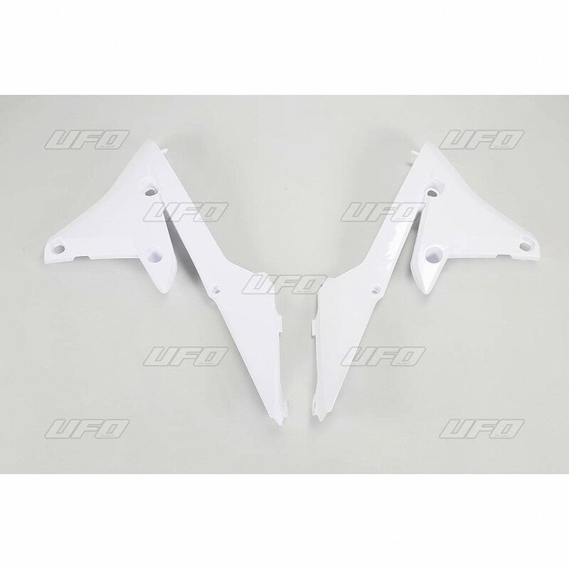 UFO Radiator shrouds white Yamaha YZ250F/450F