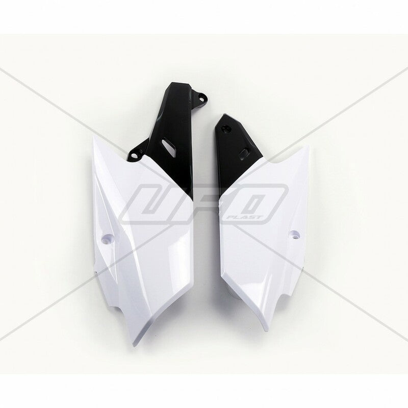 UFO Side number plates white Yamaha YZ250/450-F