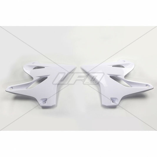 UFO Radiator shrouds white Yamaha YZ125/250