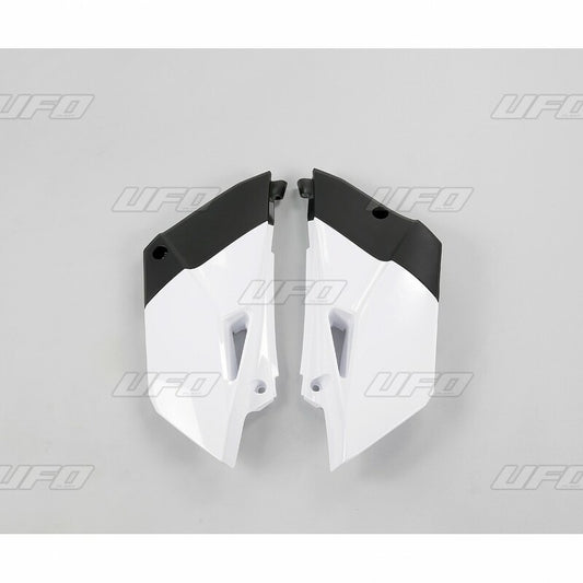 UFO Side number plates white Yamaha YZ85