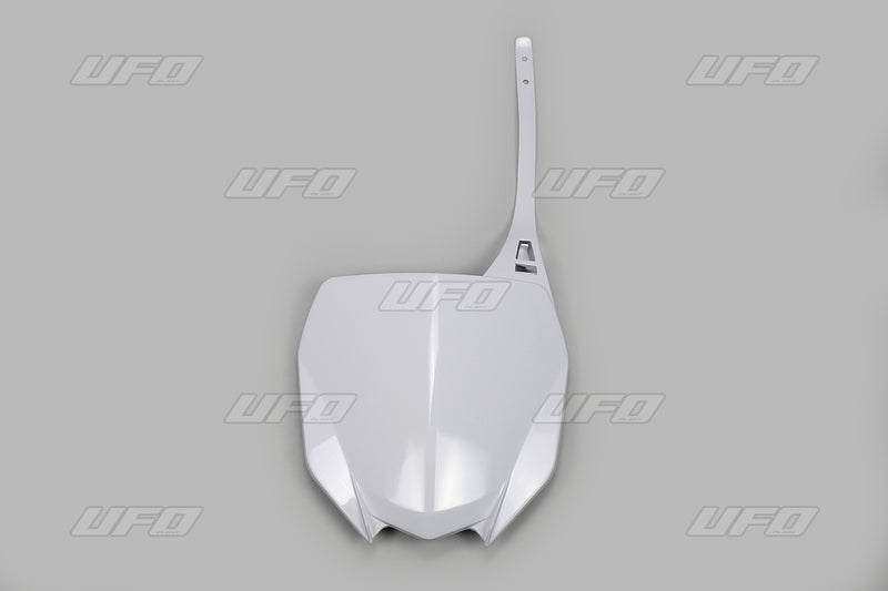 UFO Front number plate white Yamaha YZ450F