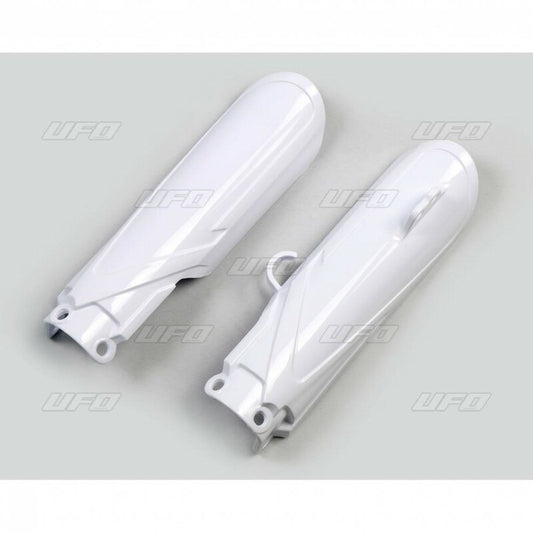 UFO Front fork protectors white Yamaha YZ65