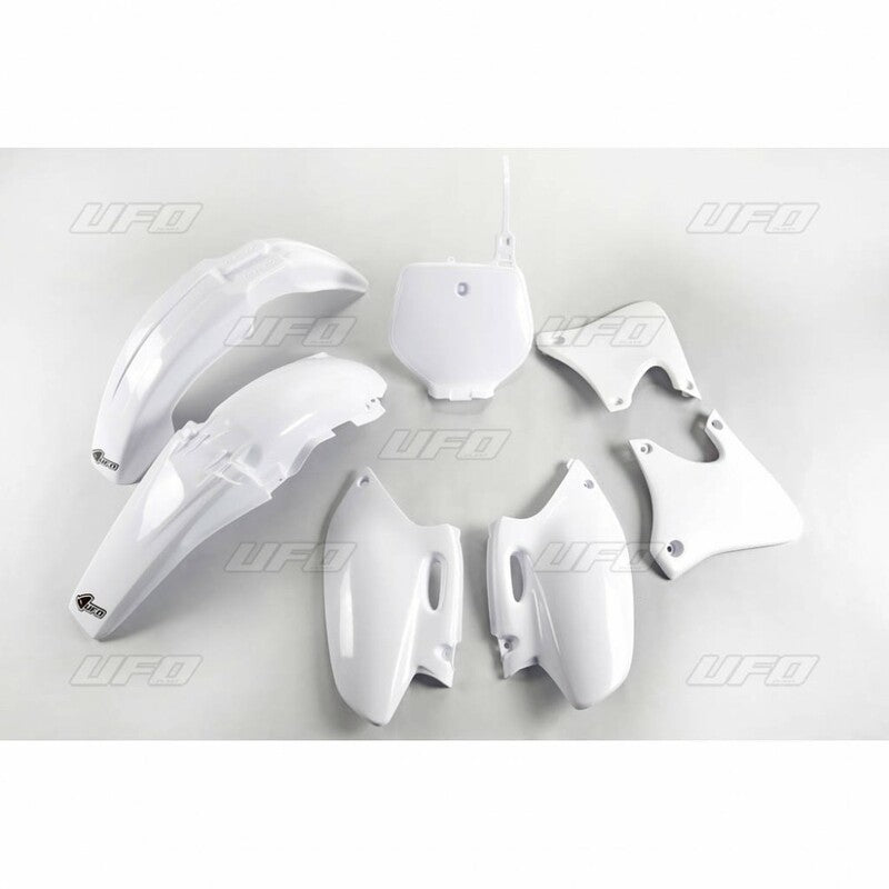 UFO Plastic kit OEM color white Yamaha YZ400F 