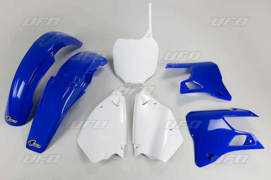 UFO Plastic kit OEM color blue/white Yamaha YZ125/250 