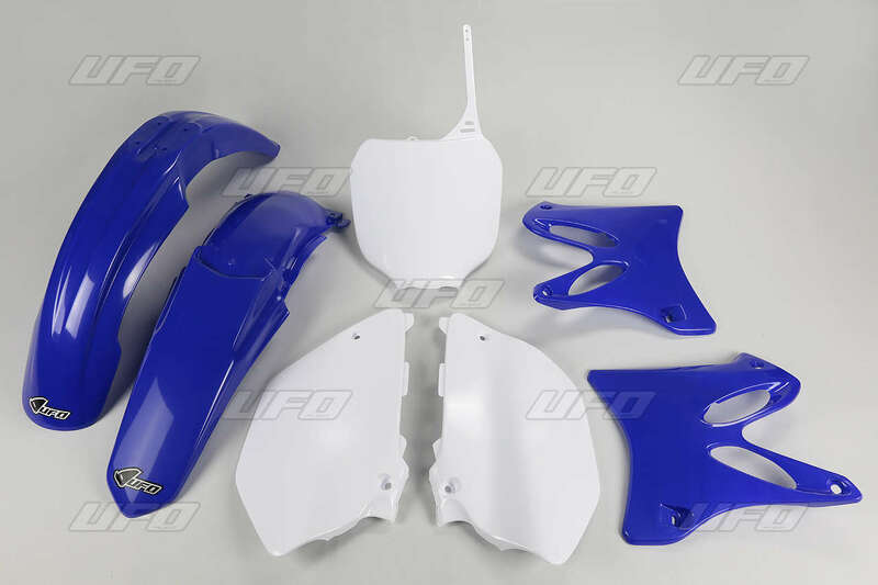 UFO Plastic kit OEM color blue/white Yamaha YZ125/144/250 