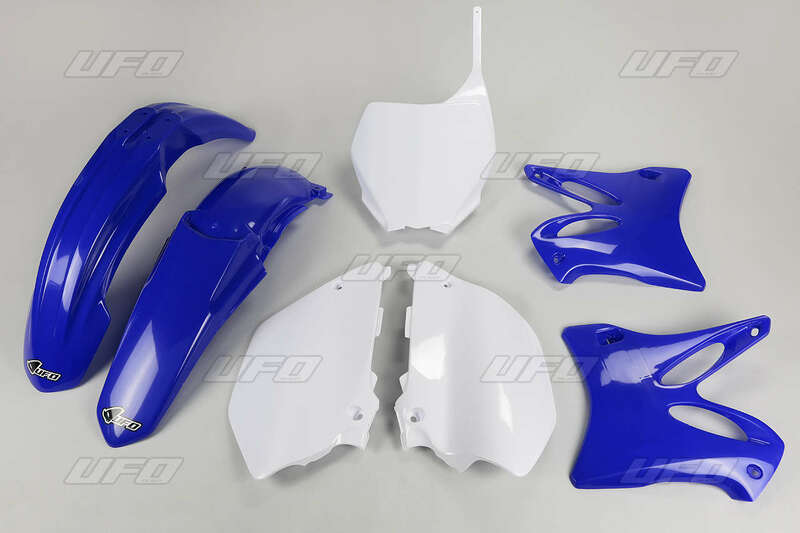 UFO Plastic kit OEM color blue/white Yamaha YZ125/144/250 