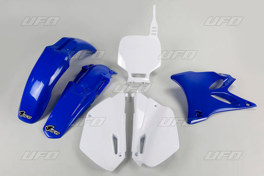 UFO Plastic kit OEM color blue/white Yamaha YZ85 