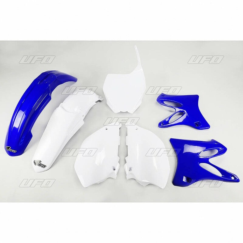 UFO Plastic kit OEM kleur blauw/wit Yamaha YZ125/250