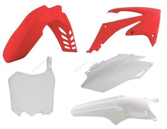 PLASTIC KIT CRF250R 11-13 CRF450R 11-12 ORIGINAL COLOR RED/WHITE