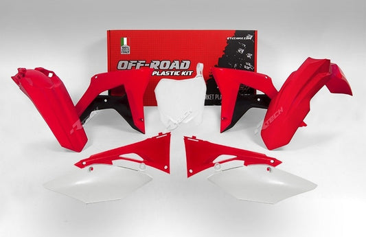 RACETECH plasticset oorspronkelijke kleur (2017) rood/zwart/wit Honda CRF450R