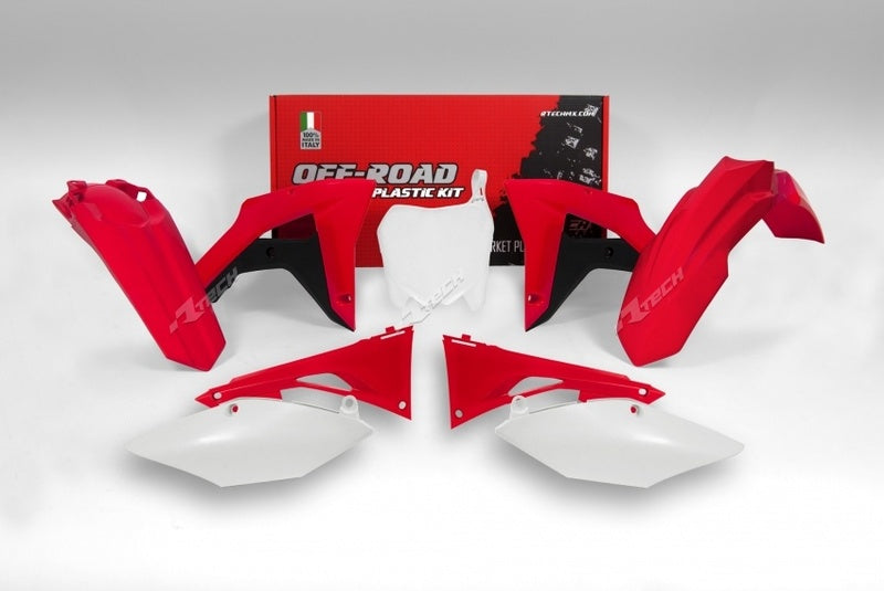 RACETECH plasticset oorspronkelijke kleur (2017) rood/zwart/wit Honda CRF450RX